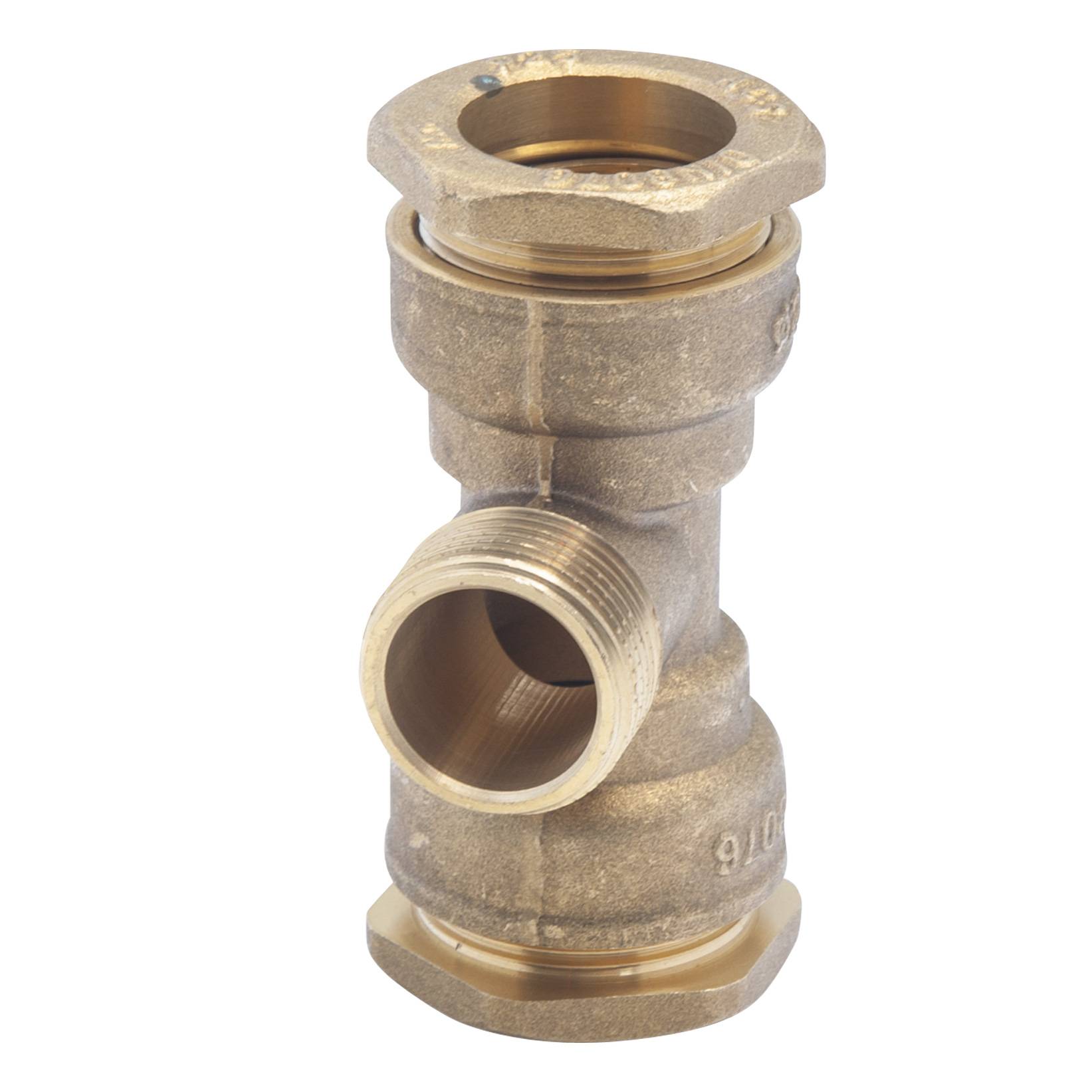 Raccord laiton té 3-4 m d25 plymouth - Image 2