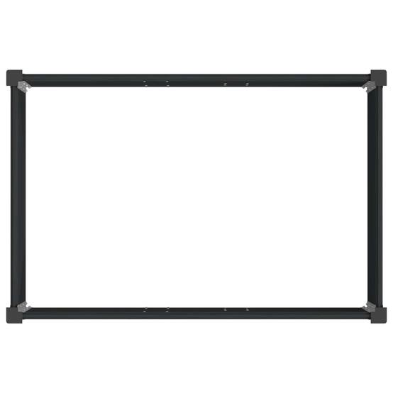 ComfortXL - Jardinière surélevée compacte WPC aluminium petit balcon 50x72cm noir - ComfortXL Outdoor Living - Image 5