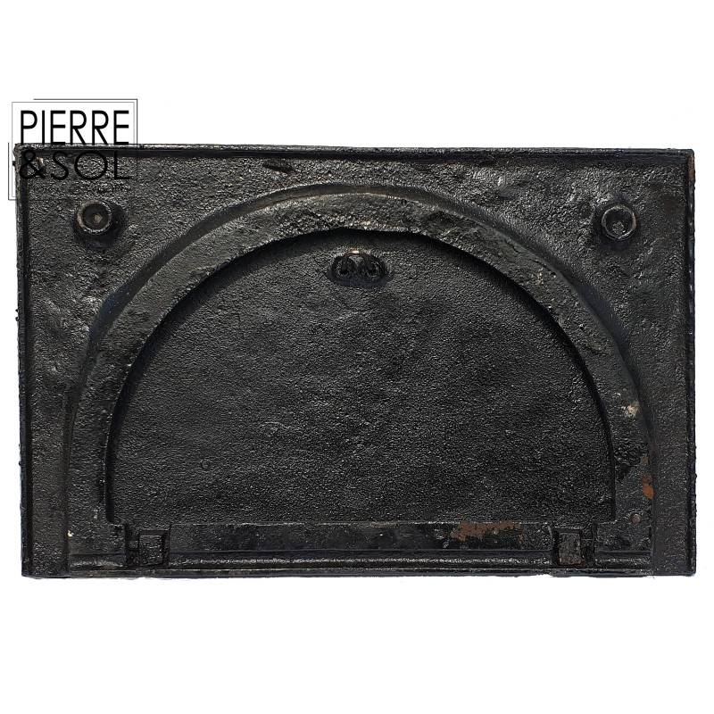 Soupirail - Grille de cave demi-lune en fonte - 50 x 31,5 cm Modèle ouvert - Image 4