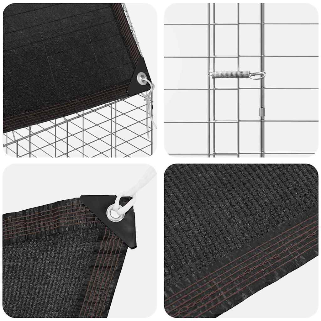 Grand Parc Grillagé Métal Robuste Protection Animaux Extérieur 600cm - ComfortXL Outdoor Living - Image 10