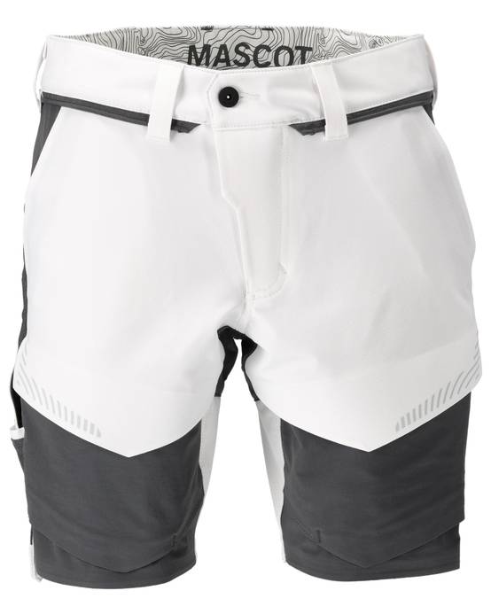 Short de travail MASCOT Customized - 22149-605-Blanc gris-40
