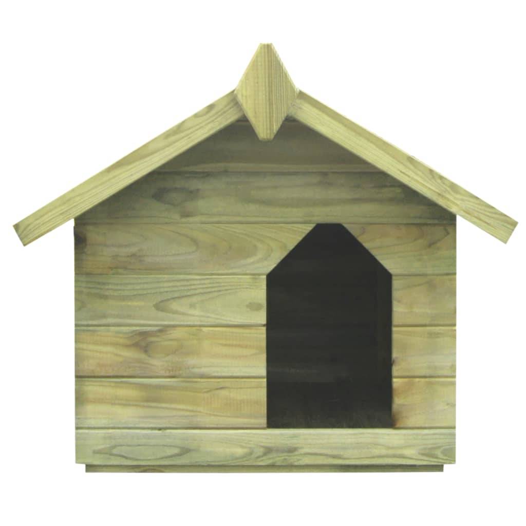 Helloshop26 - Niche de jardin avec toit ouvrant 75 x 78 x 65 cm bois de pin imprégné - Image 2