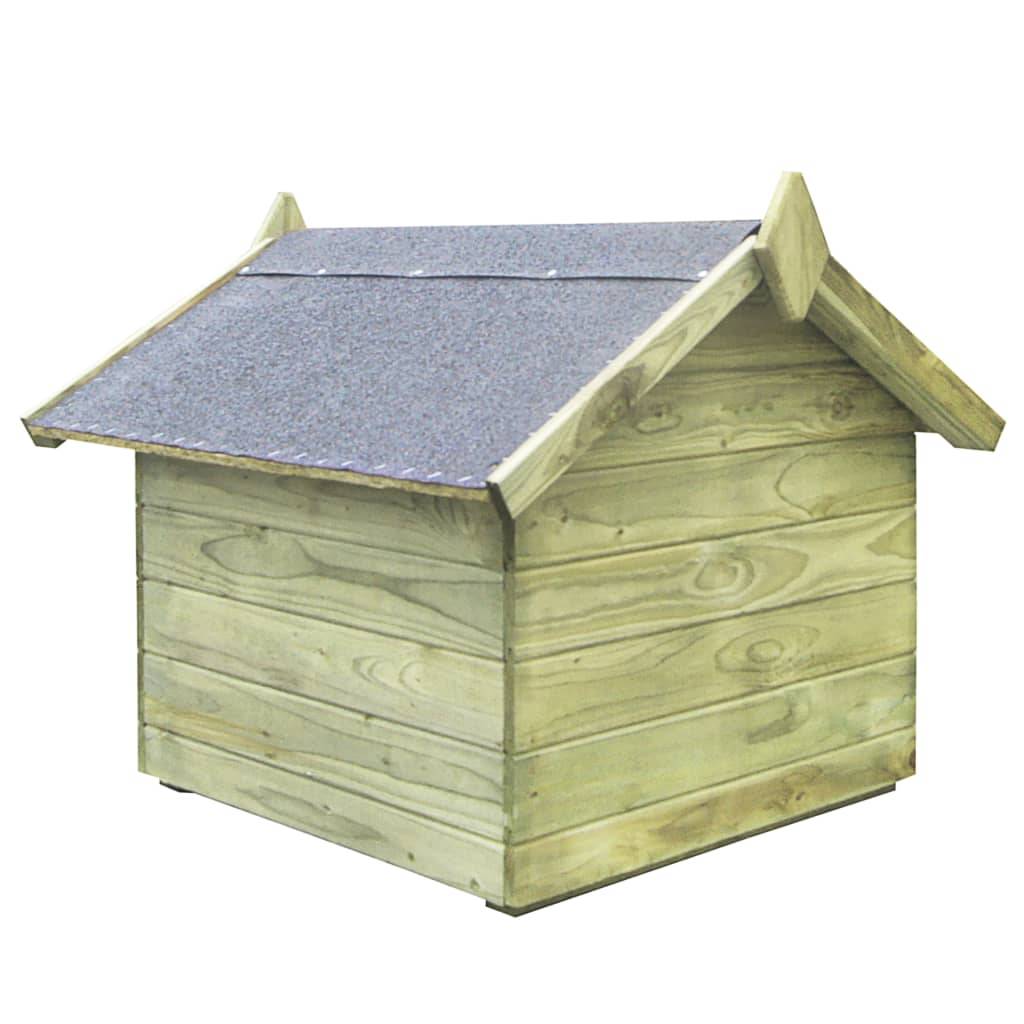 Helloshop26 - Niche de jardin avec toit ouvrant 75 x 78 x 65 cm bois de pin imprégné - Image 3