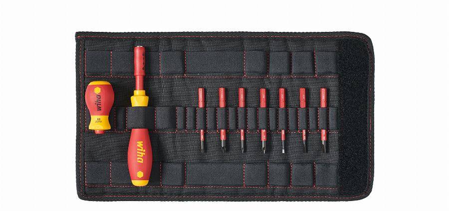 Jeu de tournevis et embouts slimVario WIHA - 9 pièces - 41232