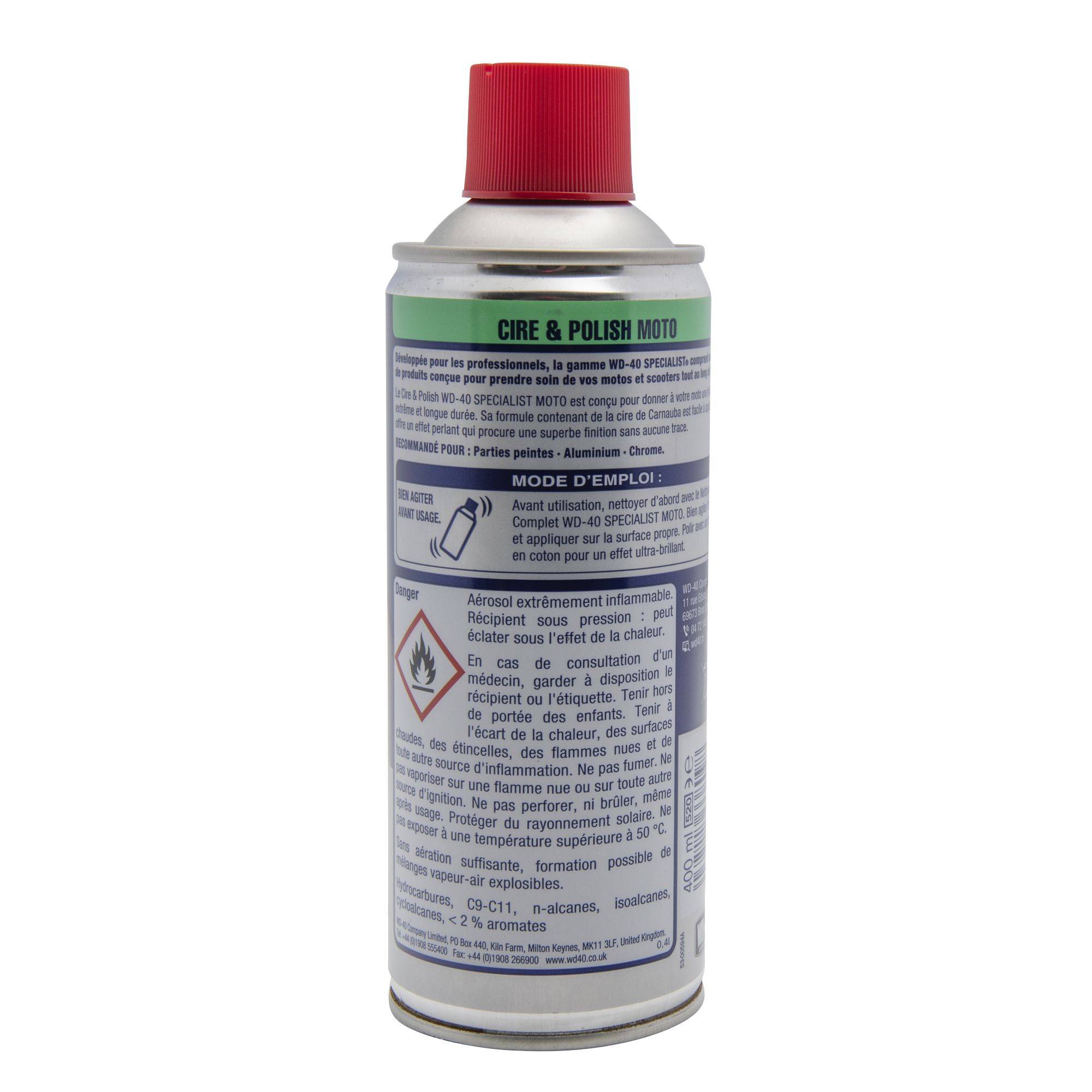 La Bombe Cire & Polish WD40 400ml - Image 3