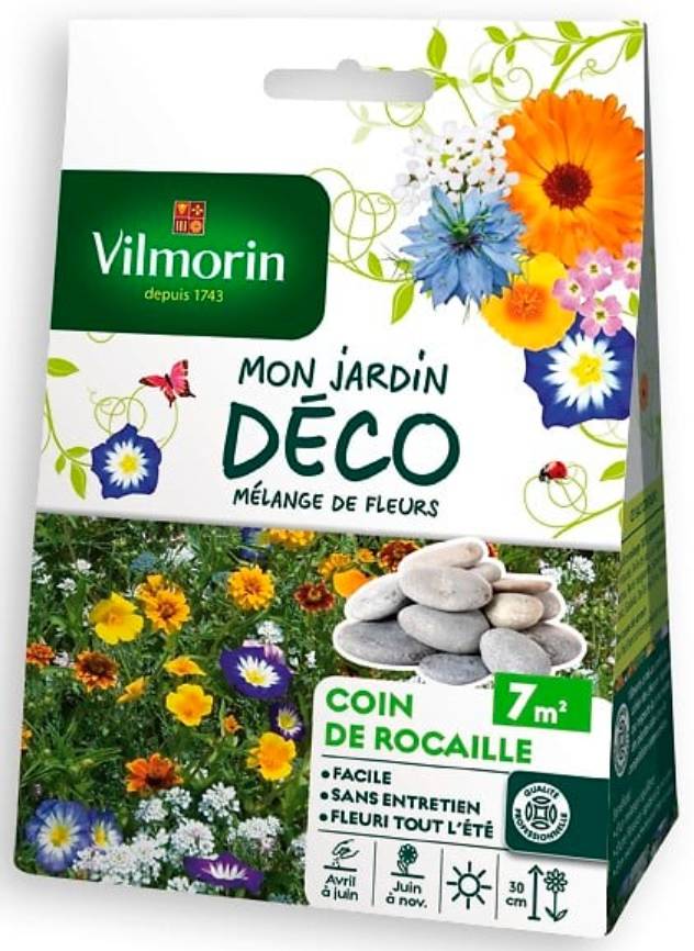 Vilmorin - Graines de Mélange fleurs coin rocaille