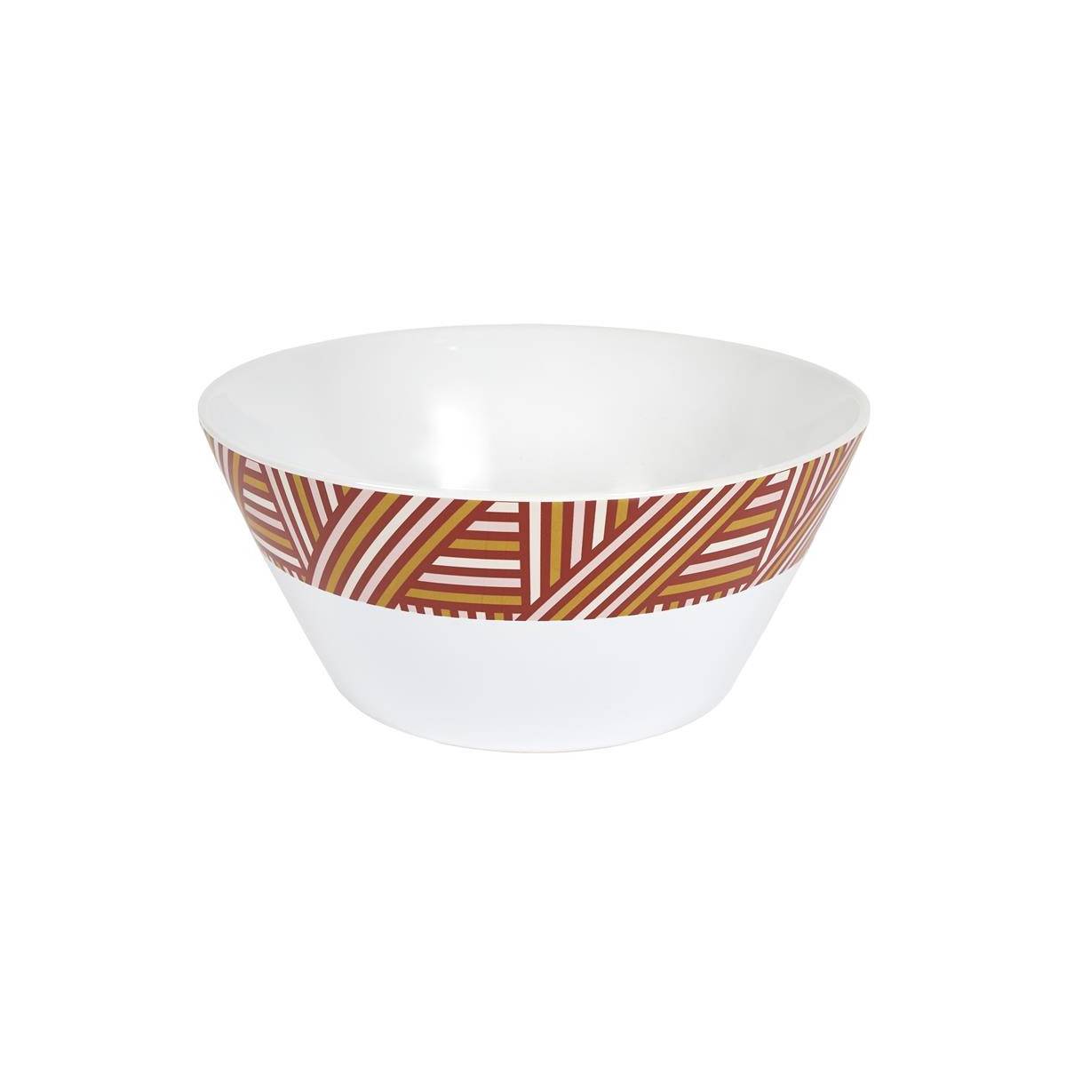 The Home Deco Factory - Saladier en Grès "Désert Sauvage" 24cm Blanc
