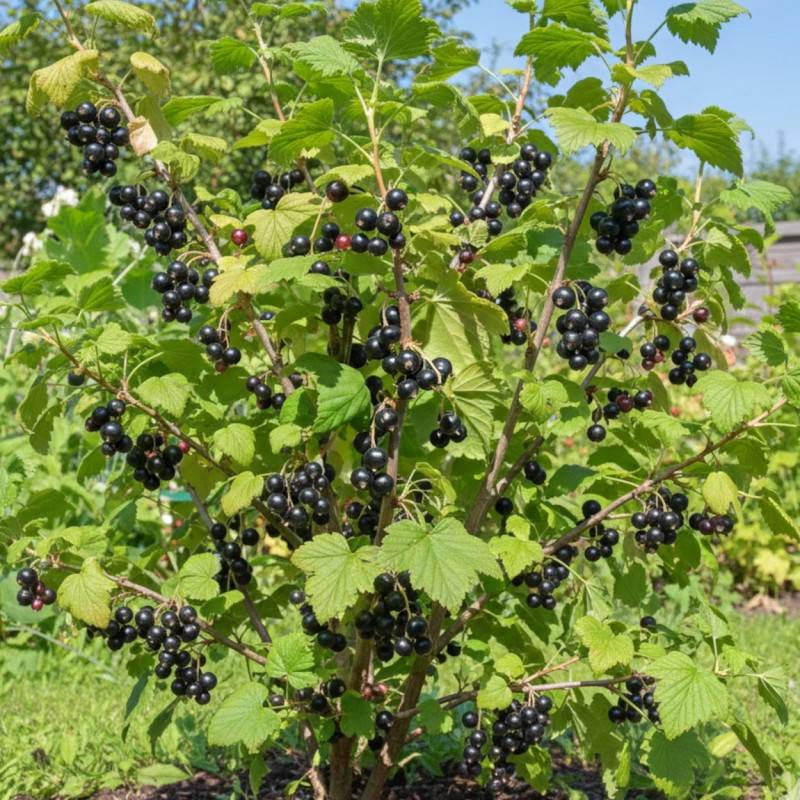Cassis Perles d´Auvergne® 'Delcaresnoi' - Très productif rendement - Pot de 10 Litres - 1/4 tige - De 1,00 m à 1,50 m - Image 4