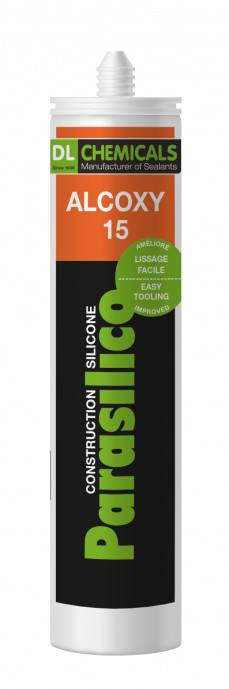 Mastic silicone Parasilico Alcoxy 15 blanc pure 300 ml - DL CHEMICALS - 106515 - Image 1
