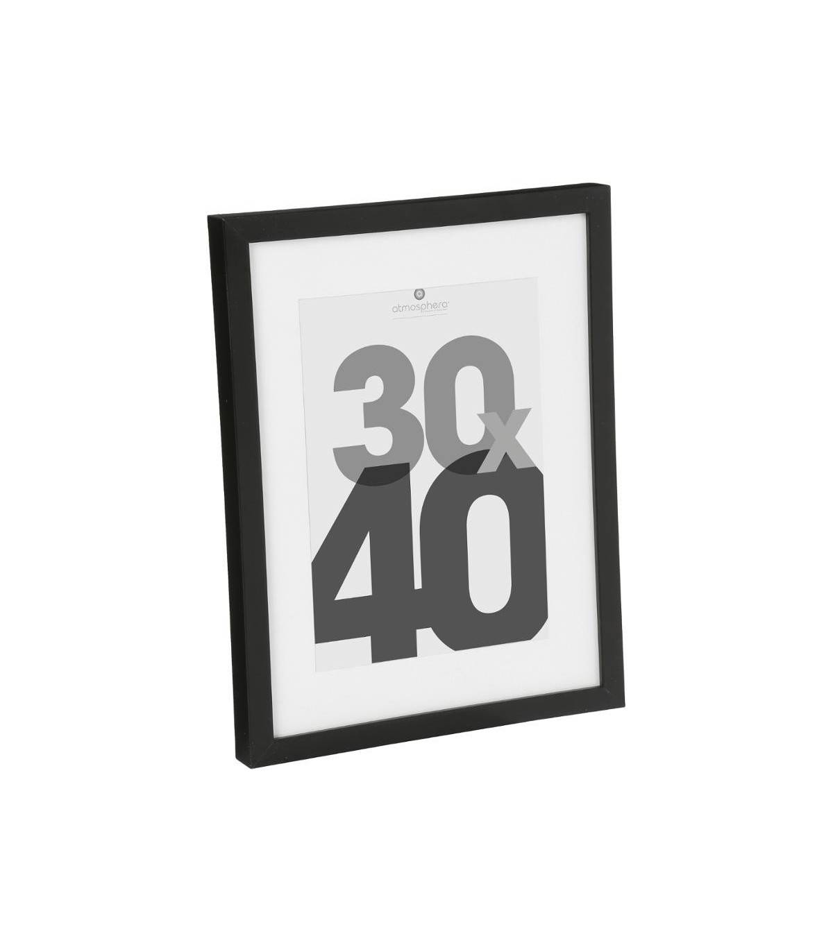 Cadre photo en Bois Noir pour Photo 30 x 40 cm - Image 2