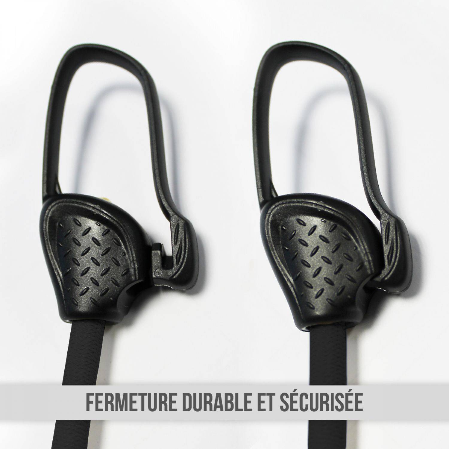 Linxor - Lot de 10 tendeurs sandows sécurisés et normés - Noir - Linxor - Image 3
