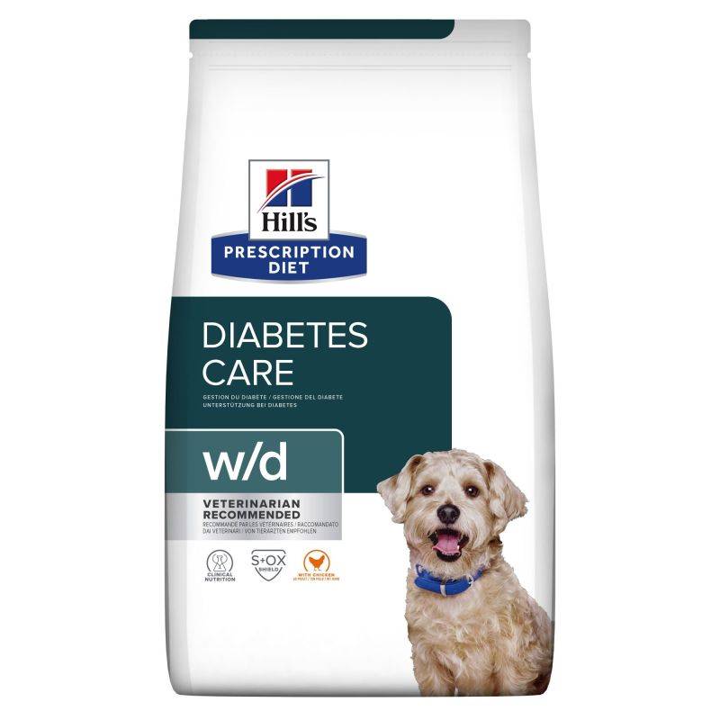 CROQUETTES CHIEN ADULT PRESCRIPTION DIETS W/D DIABETES CARE - HILL'S 10 kg - Image 1