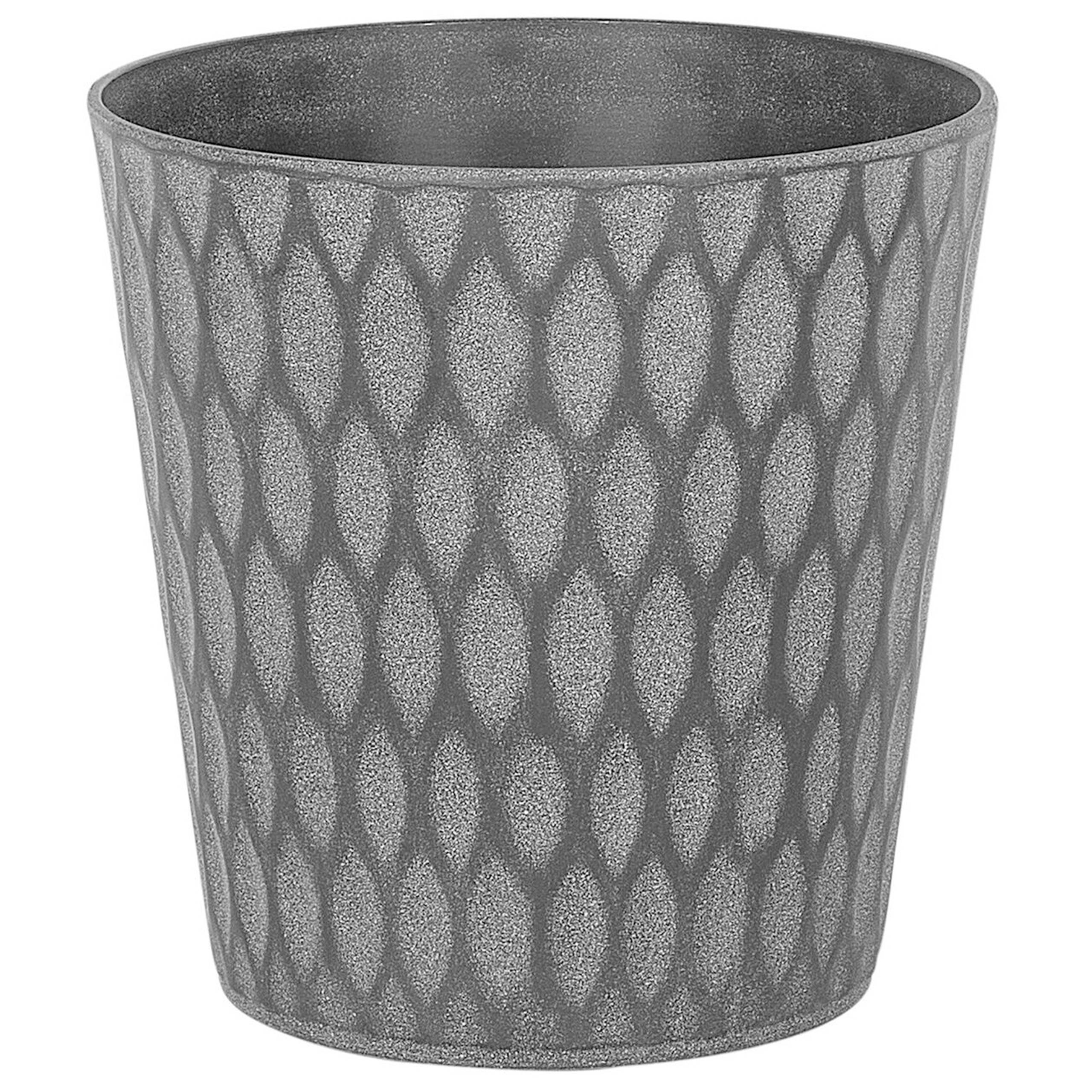 Beliani - Cache-pot d'extérieur Fibre d'argile Gris foncé LAVRIO - Beliani - Image 2
