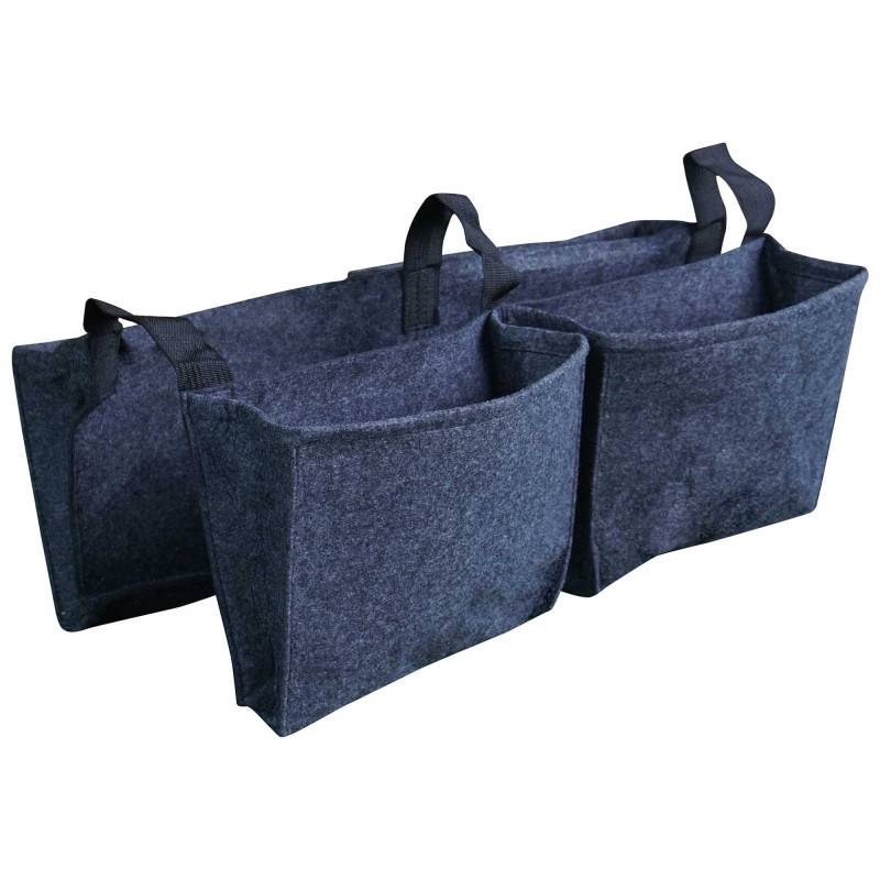 Forest Style - Balconnière 4 sacs gris en feutre géotextile - Bag 4 Plant - Image 1