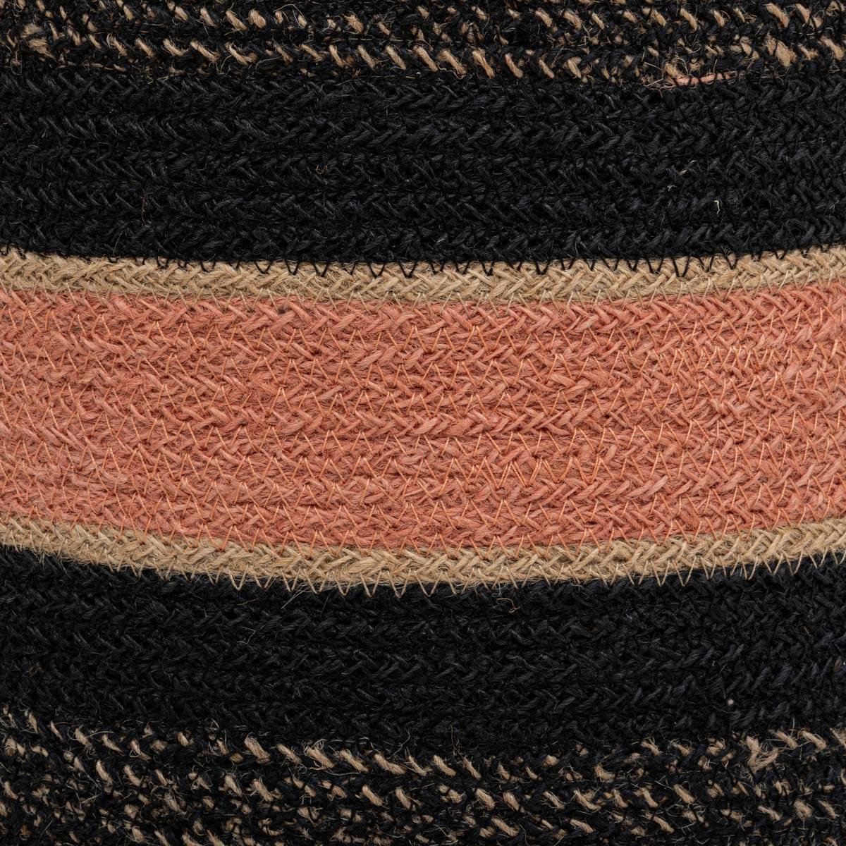 Lot de 3 Paniers de rangement en Jute colorée D 27 D 24 et D 21 cm - Image 5