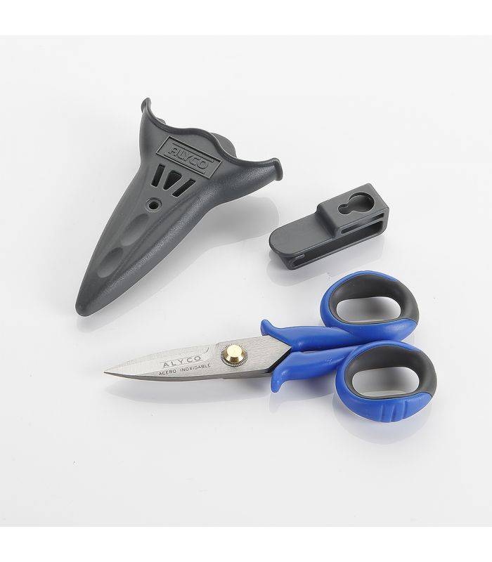 Ciseaux Électricien Inox avec Housse Alyco 108215 - Image 3