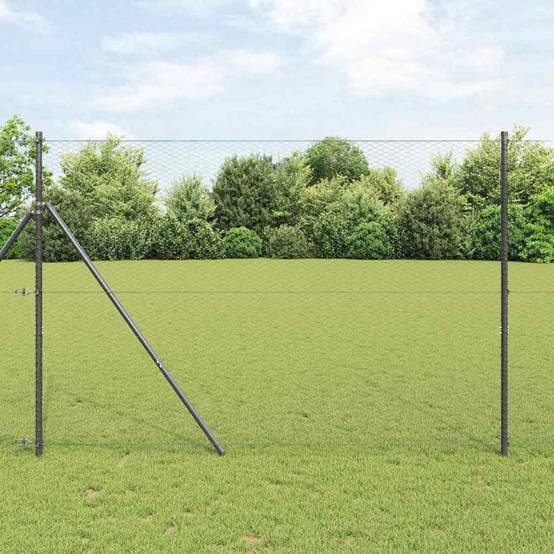 Clôture hexagonale PVC Gris 50 x 1,6 m, Poids :11.5kg - PANGIVO - Image 1