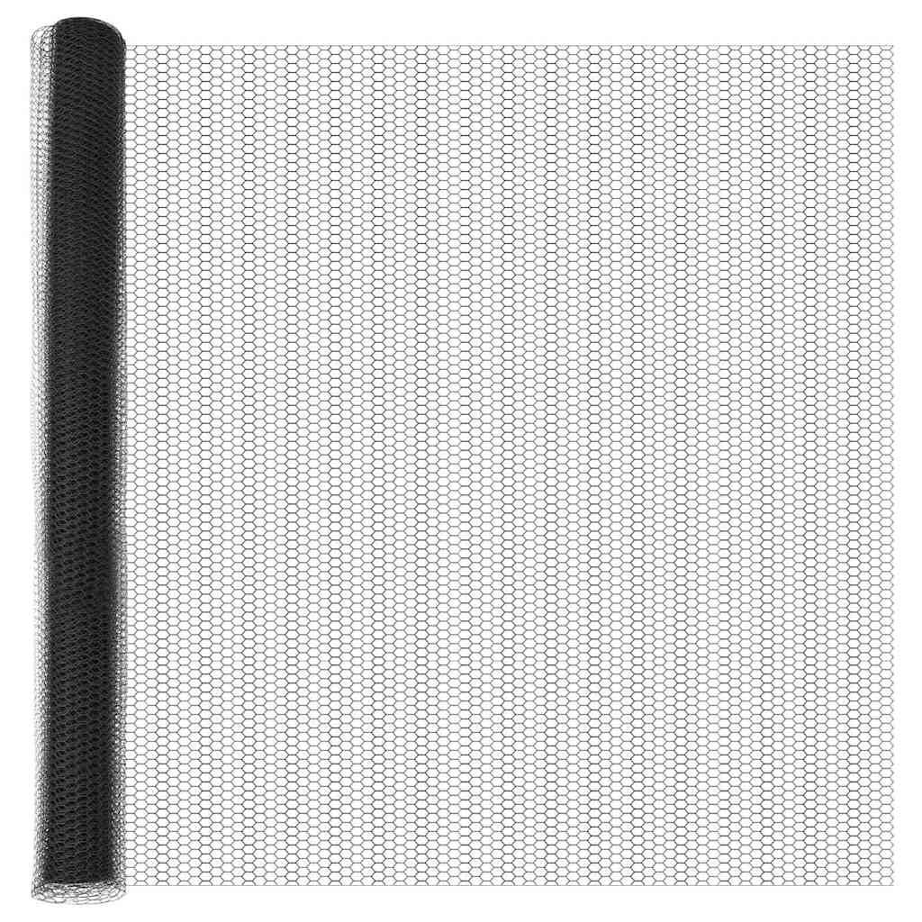 Clôture hexagonale PVC Gris 50 x 1,6 m, Poids :11.5kg - PANGIVO - Image 5