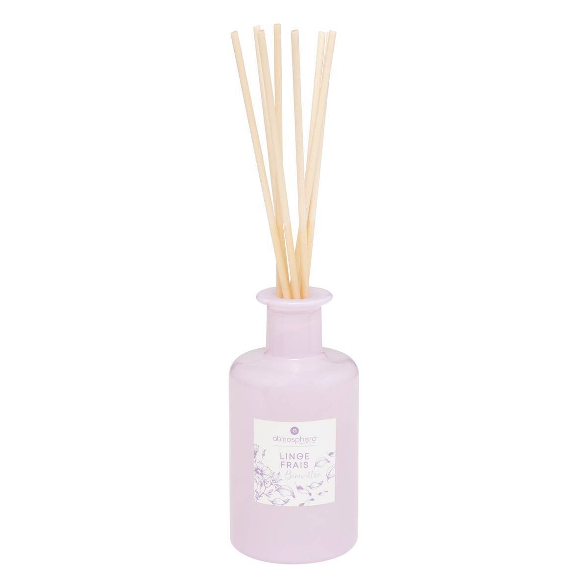 Atmosphera - Diffuseur de parfum Maël 200ml verre linge frais - Atmosphera Créateur d'intérieur