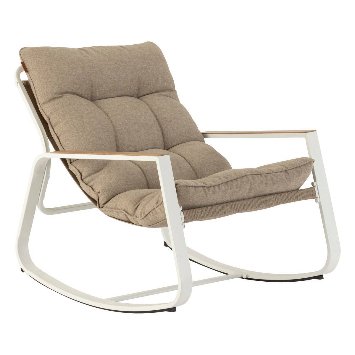 Hesperide - Fauteuil à bascule de jardin "Felinio" taupe - Hespéride - Image 2