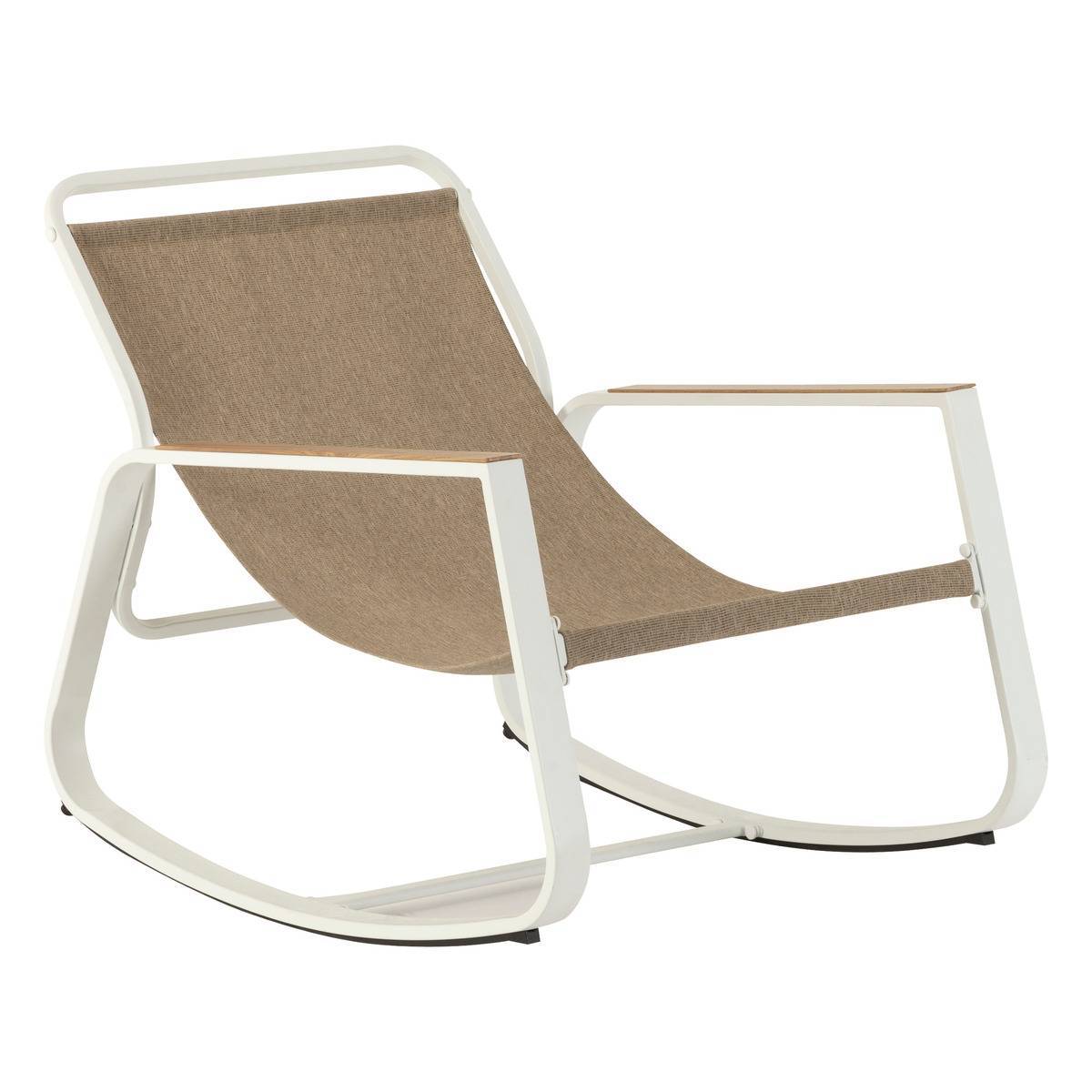 Hesperide - Fauteuil à bascule de jardin "Felinio" taupe - Hespéride - Image 3