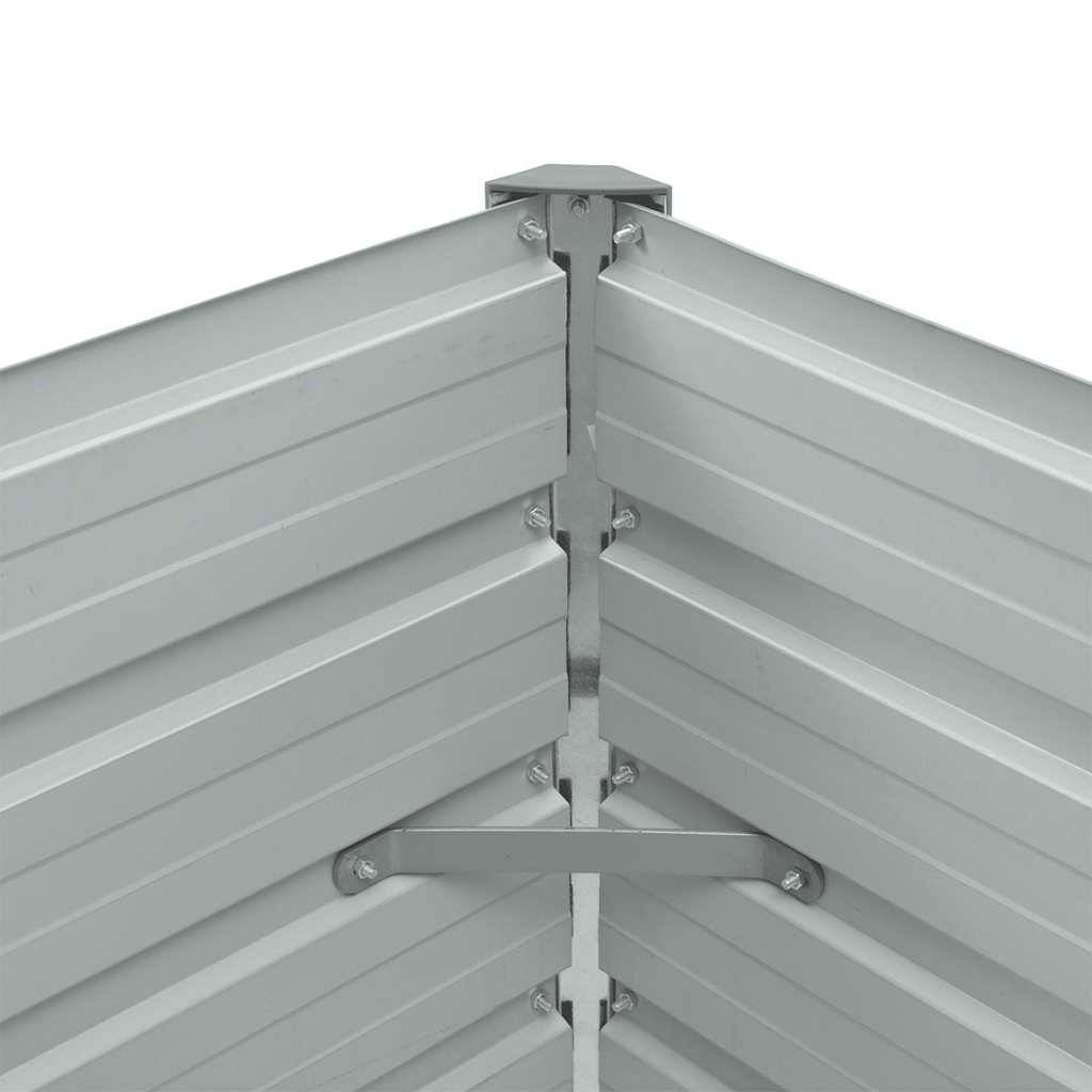 Prolenta Premium - Jardinière acier gris  100 x 40 x 45 cm  - Prolenta premium p319.7 - Image 6