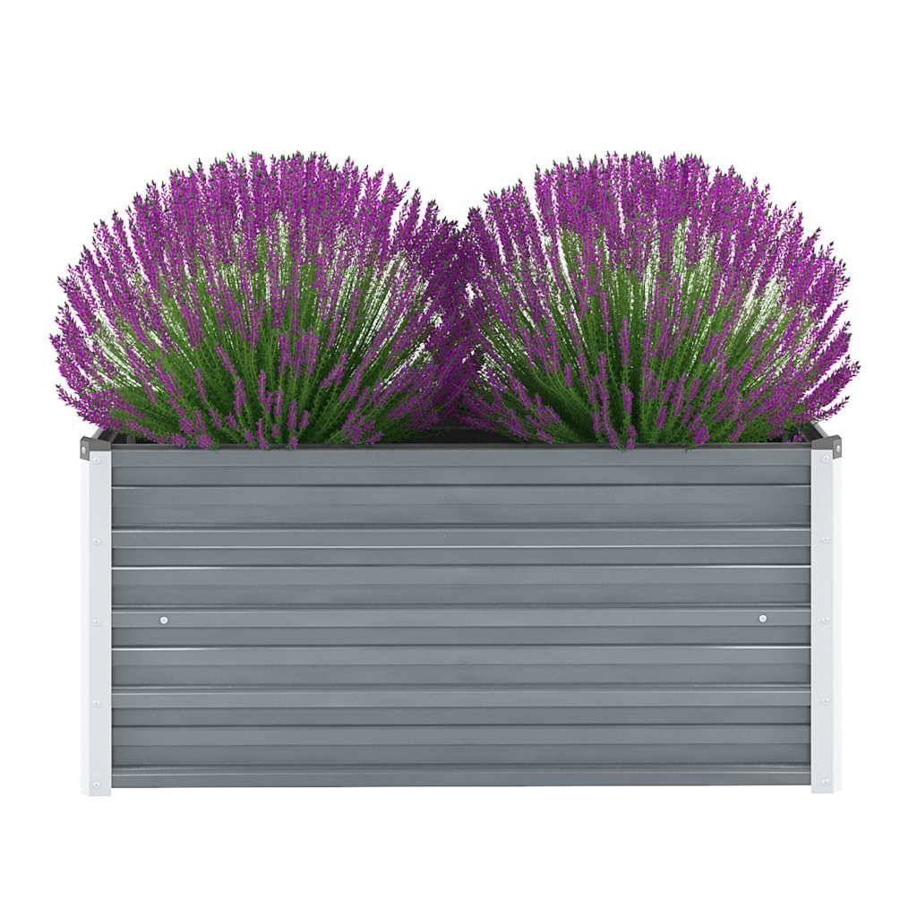 Prolenta Premium - Jardinière acier gris  100 x 40 x 45 cm  - Prolenta premium p319.7 - Image 2