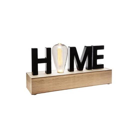 Décoration Lumineuse Led "Home" 34cm Noir - Image 1