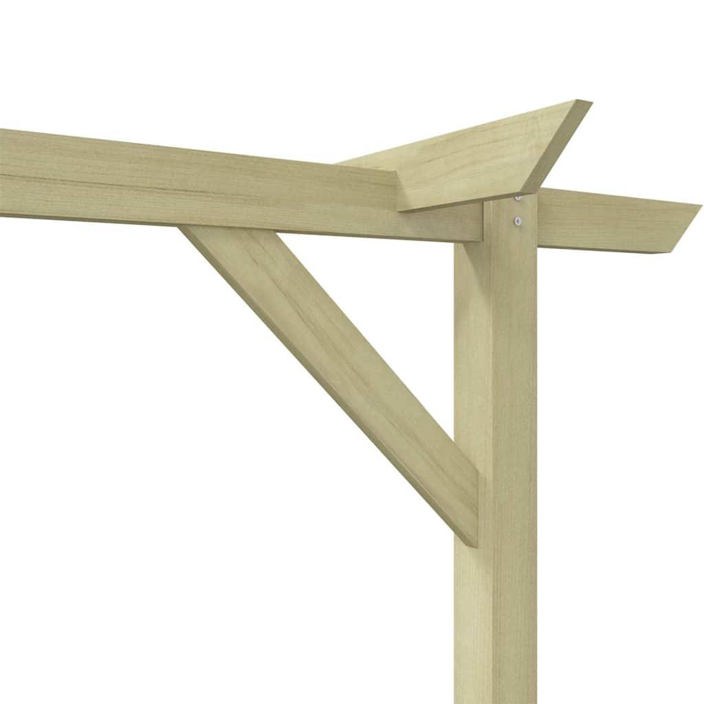Vidaxl - Pergola de jardin 410 x 40 x 203 cm Bois vidaXL 41664 - Image 4