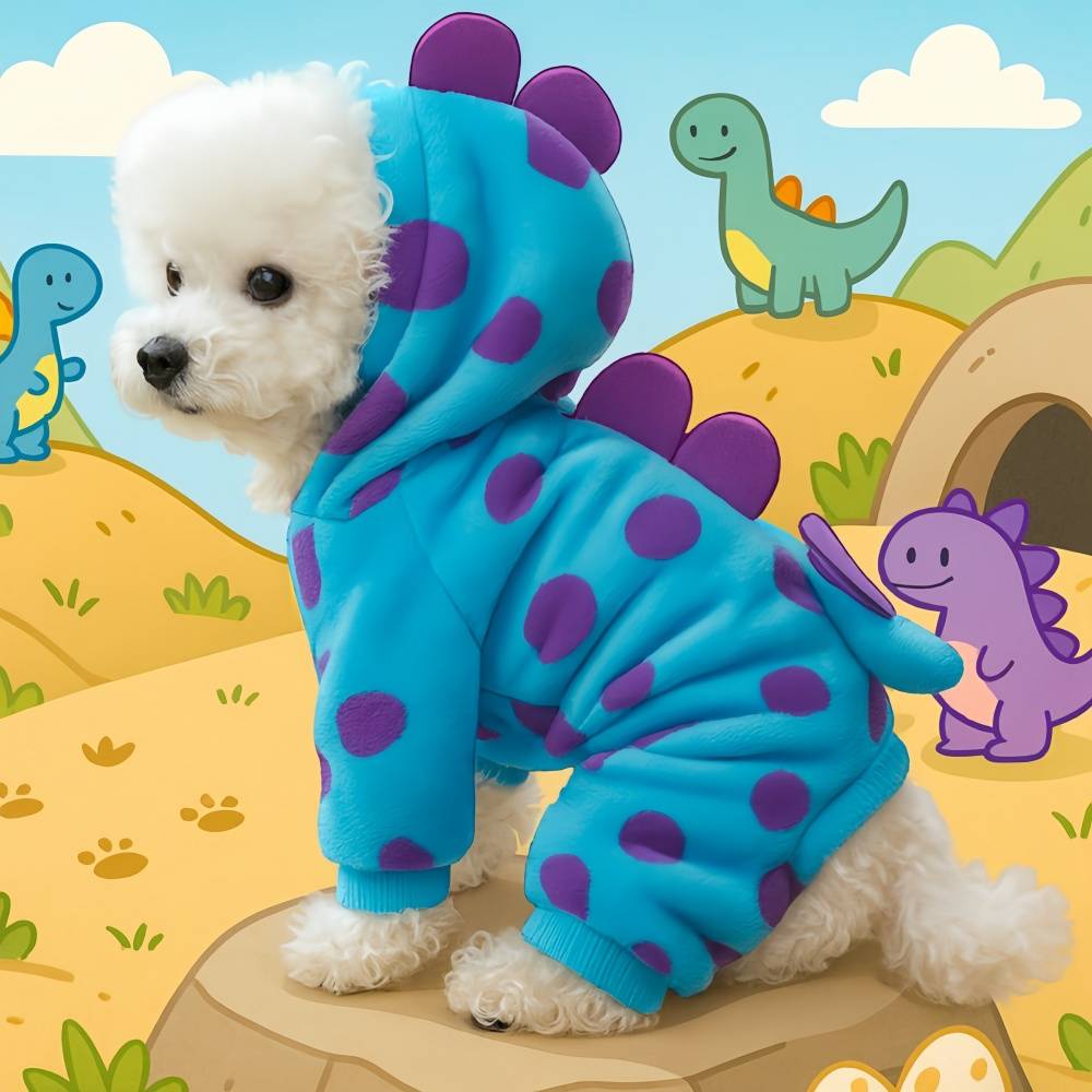 IntiMeg - Sweat à capuche chat, chien et dinosaure M IntiMeg - Image 7