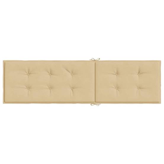 Coussin Bain de soleil | Coussin de chaise longue beige mélangé (75+105) x 50 x 4 cm tissu Maison Chic - Image 5
