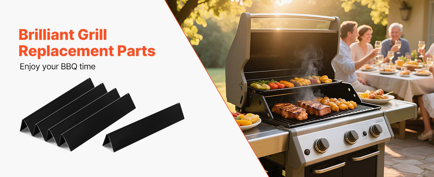 Vevor - VEVOR Barre Cache-brûleur pour Barbecue 39 cm pour Weber Spirit I/II Séries 300 - Image 9