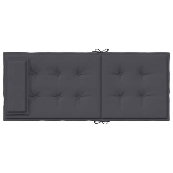 PANGIVO - Coussins de chaise à dossier haut tissu Oxford anthracite 120 x 50 x 3 cm - PANGIVO - Image 7