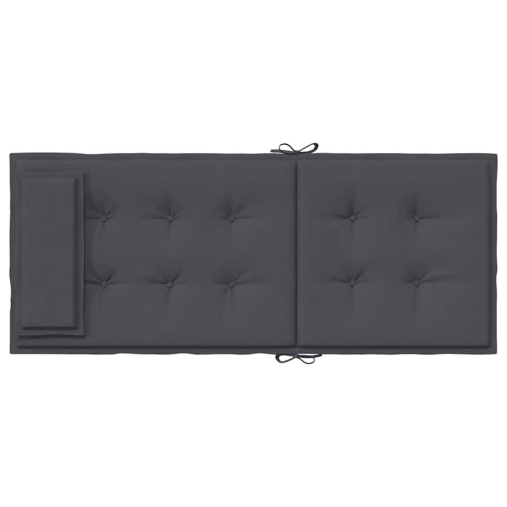 PANGIVO - Coussins de chaise à dossier haut tissu Oxford anthracite 120 x 50 x 3 cm - PANGIVO - Image 7