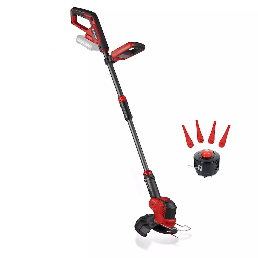 Einhell - Coupe-bordures sans fil – Largeur 25 cm – Manche télescopique – Bloc moteur pivotant – Fonction Edging – 18 V – Lames et fil inclus Einhell - Image 1
