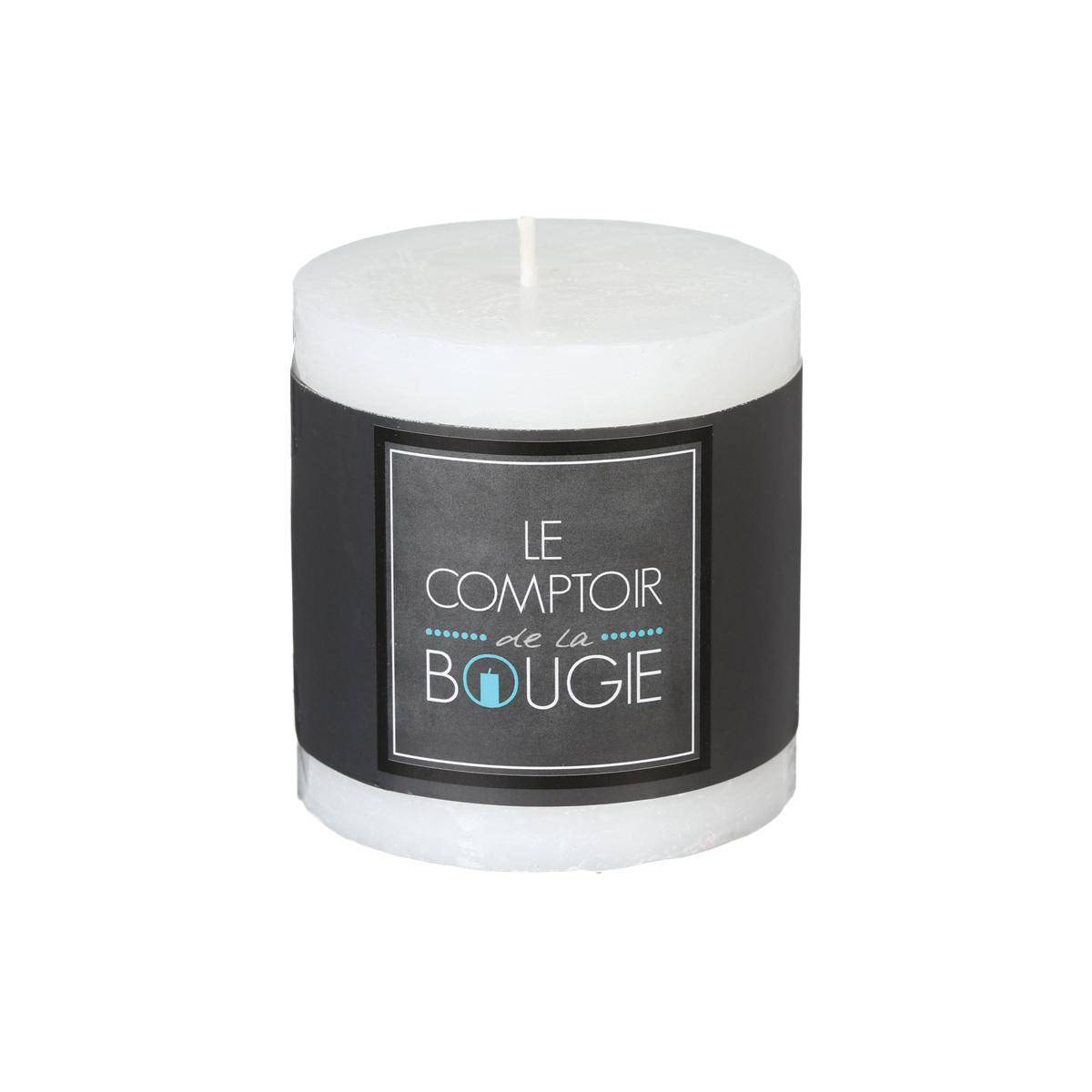 Atmosphera - Bougie rustique "Olia" blanc 220g - Atmosphera Créateur d'intérieur - Image 1