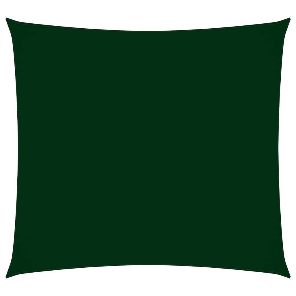 Helloshop26 - Voile d'ombrage tissu oxford carré 4 x 4 m vert foncé - Image 1
