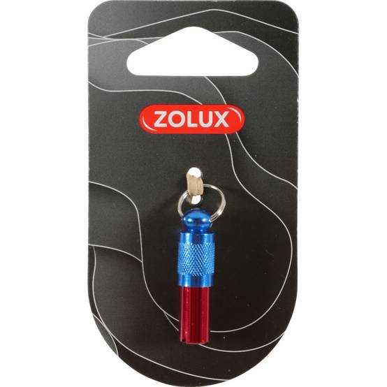 Zolux - 1 Tube porte adresse bleu et rouge pour collier chien ou chat - Image 4