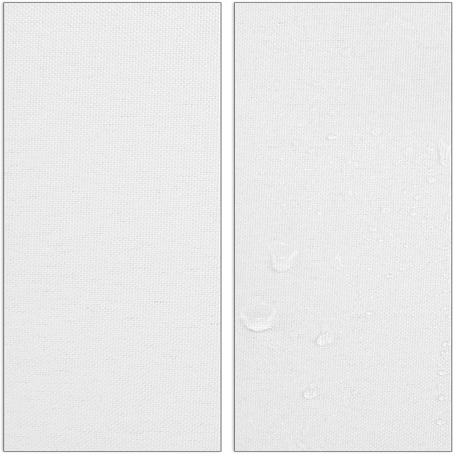 Helloshop26 - Voile d’ombrage carré 5 x 5 m blanc - Image 5