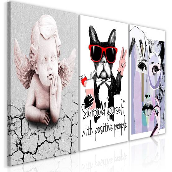 Tableau Imprimé "Portraits Collection" 30 x 60 cm - Image 1