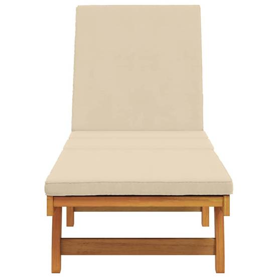 PANGIVO - Transat bois d'acacia massif marrons 199 x 63 x 85 cm, Poids :22kg - PANGIVO - Image 4