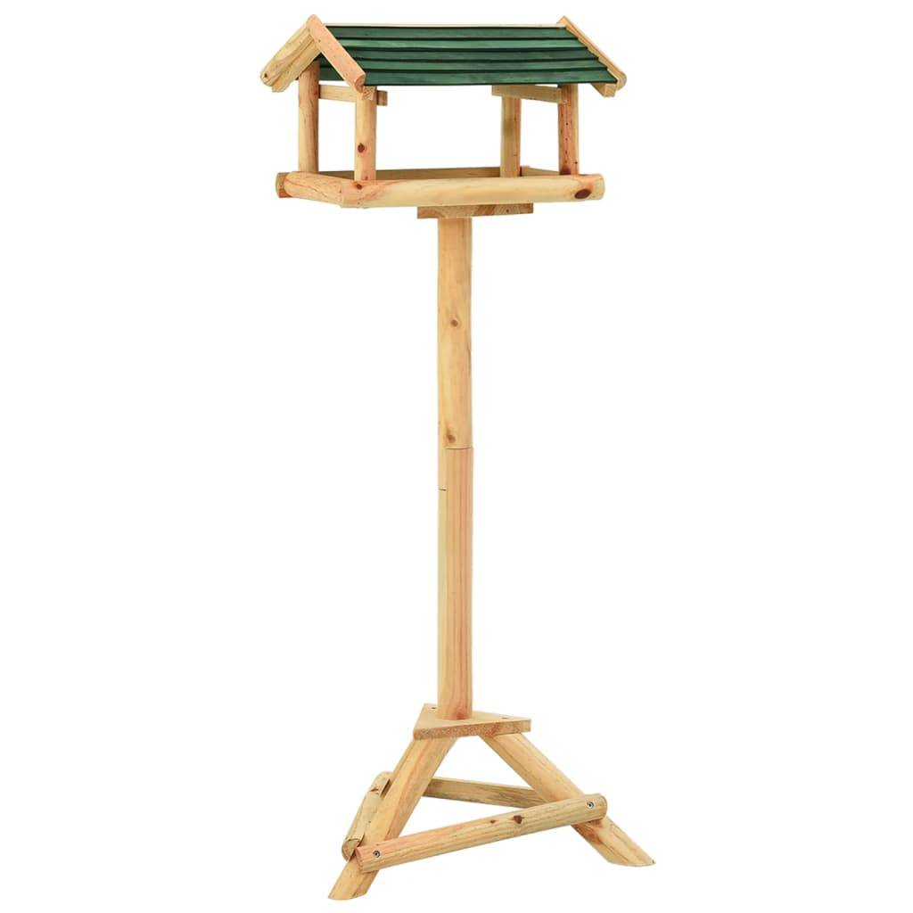 ComfortXL - Station d'alimentation pour oiseaux sur pied Bois de sapin pour jardin 100cm – ComfortXL Pet Living - Image 1
