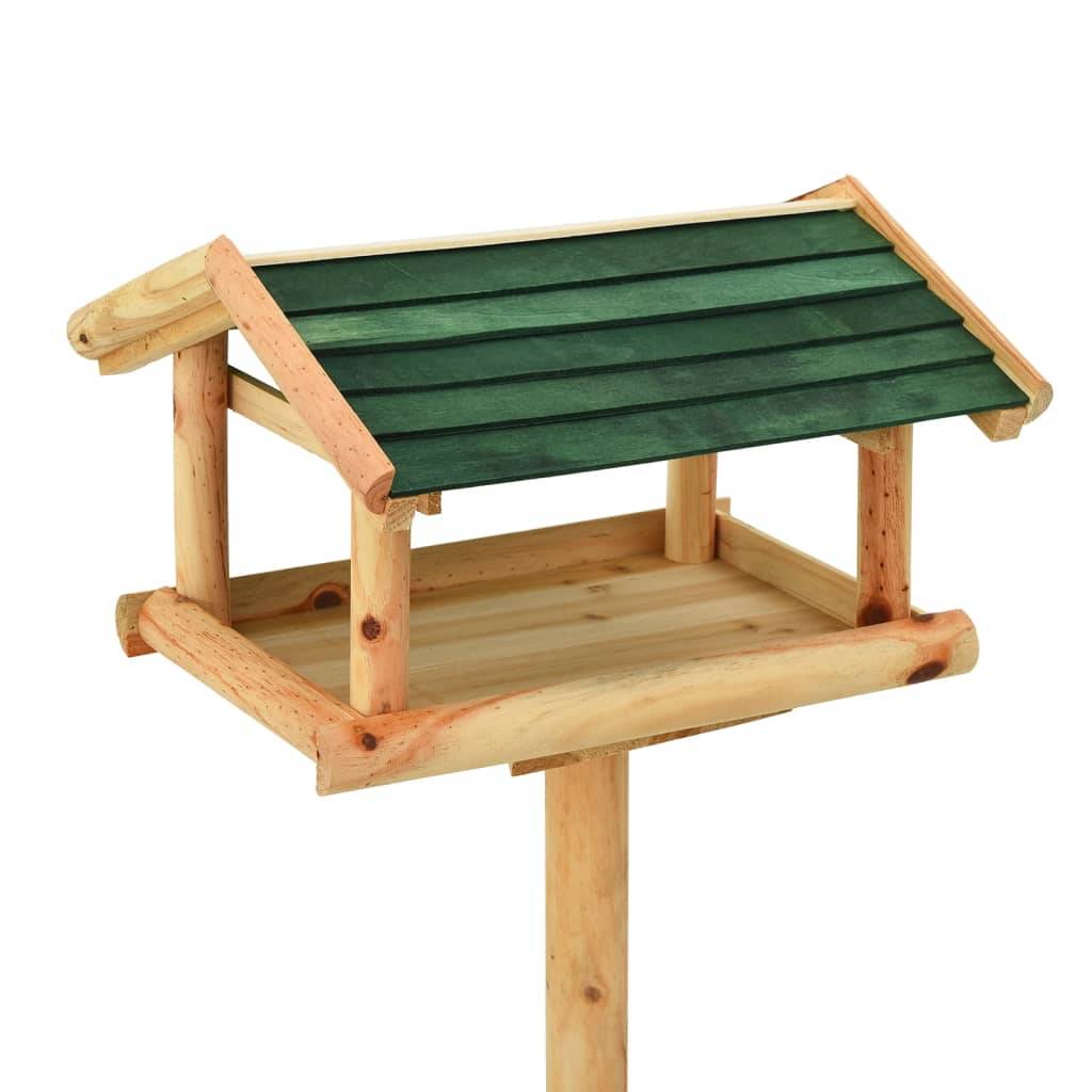 ComfortXL - Station d'alimentation pour oiseaux sur pied Bois de sapin pour jardin 100cm – ComfortXL Pet Living - Image 3
