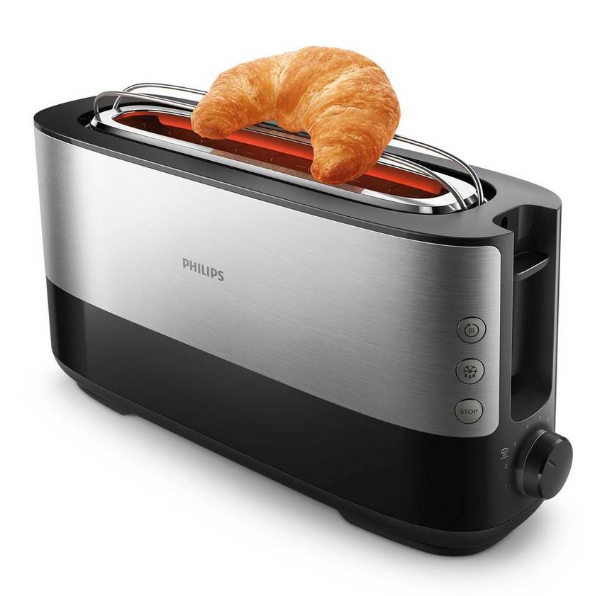 Philips - Grille-pains 1 fente 1030w noir/inox HD2692/90 Philips - Image 3
