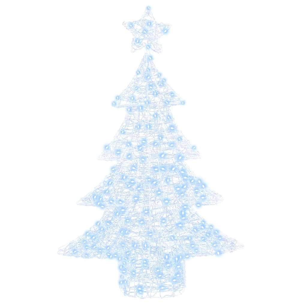 Vidaxl - Sapin de Noël avec 100 LED Blanc froid 120 cm Acrylique vidaXL 42018974 - Image 5