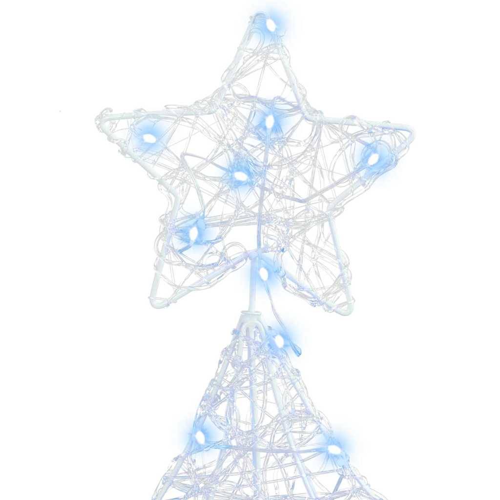 Vidaxl - Sapin de Noël avec 100 LED Blanc froid 120 cm Acrylique vidaXL 42018974 - Image 8