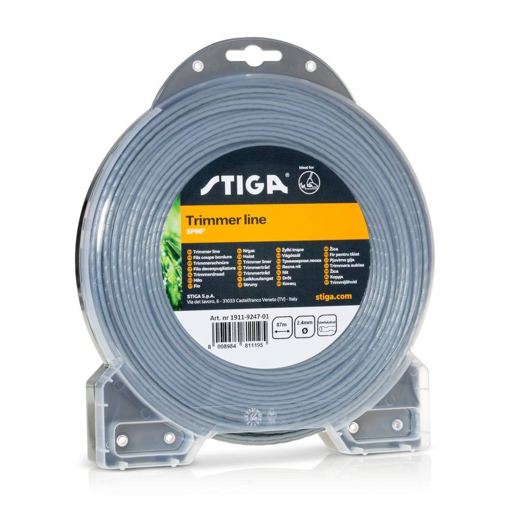 Stiga - Fil débroussailleuse ondulé SP66 de 87m et de Ø2.4mm-STIGA - Image 2