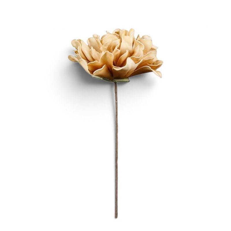 Fleur Hortensi Ocre Polyéthylène 35cm - Image 2