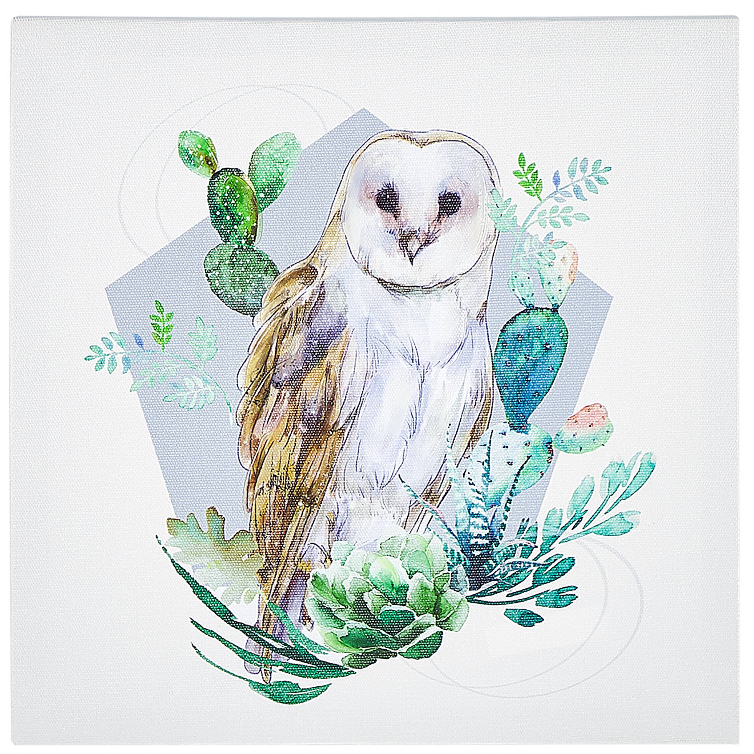 Beliani - Imprimé sur toile Tissu Multicolore MENAKA - 30x3x30- Beliani - Image 4