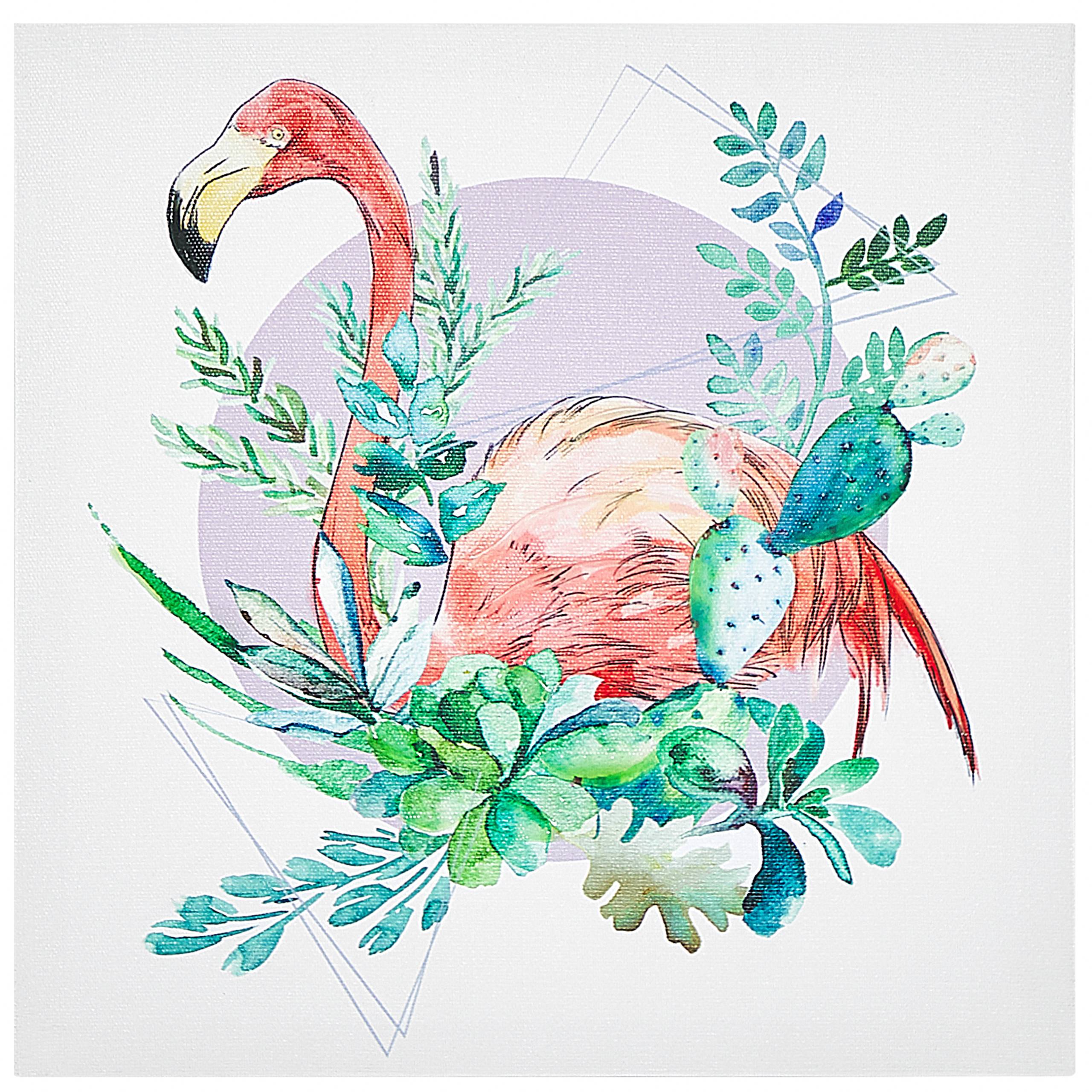 Beliani - Imprimé sur toile Tissu Multicolore MENAKA - 30x3x30- Beliani - Image 6